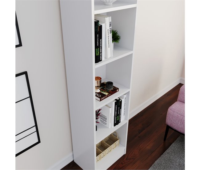 Estantería EMA 41x198cm Blanco