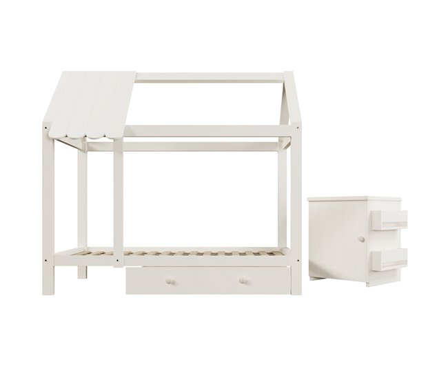 Camas infantiles 162x205 Blanco