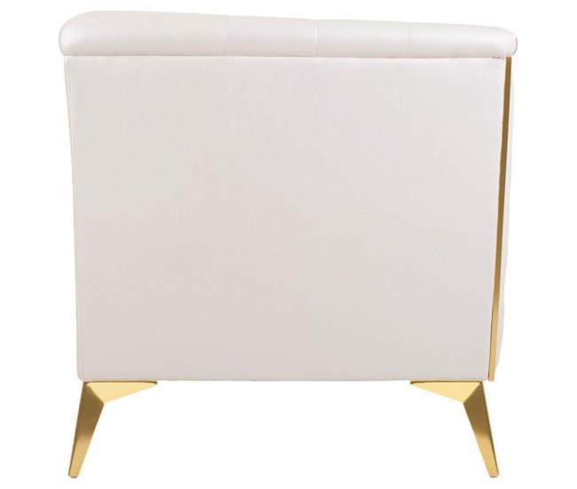 Sillón tapizado Blanco