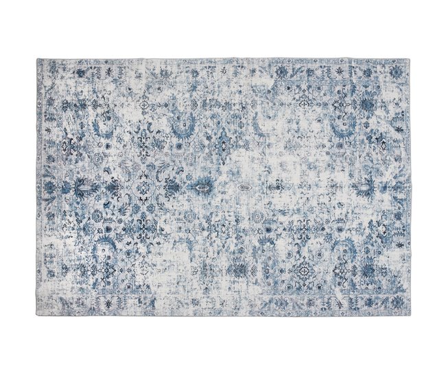 Alfombra de diseño vintage 160x230 Azul
