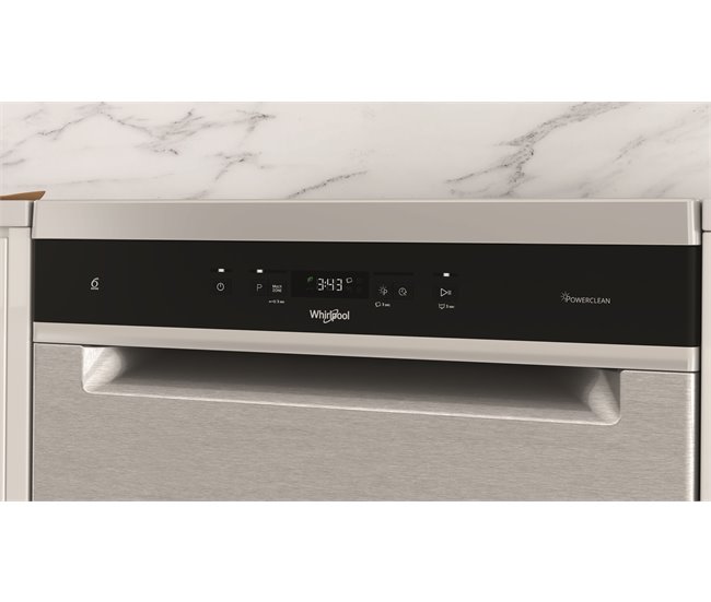 Lavavajillas 60cm 14 cubiertos color inox WHIRLPOOL WFC3C34APX  Inox