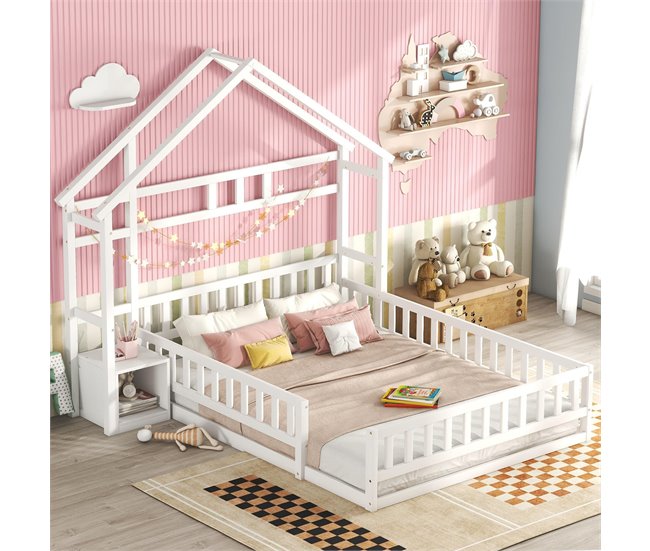 Camas de matrimonio 195x194 Blanco