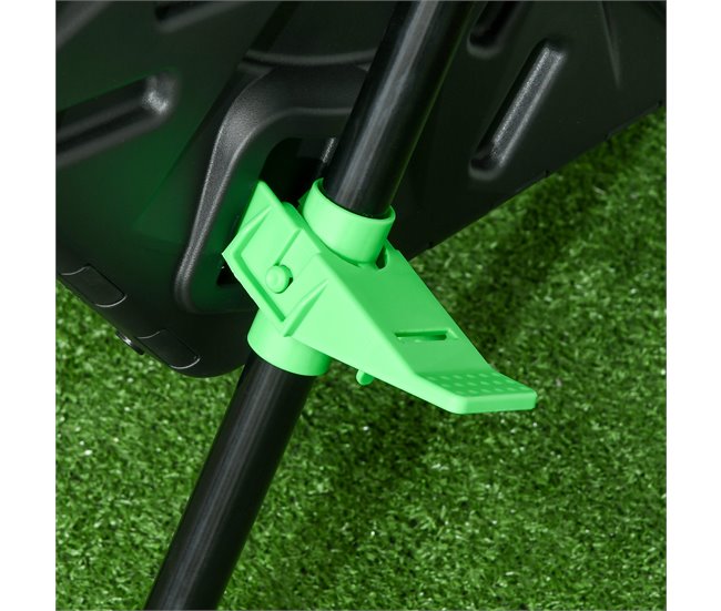 Compostador PP, Acero Outsunny Negro