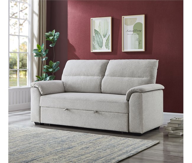 Sofá cama 3 plazas GINA color gris Gris