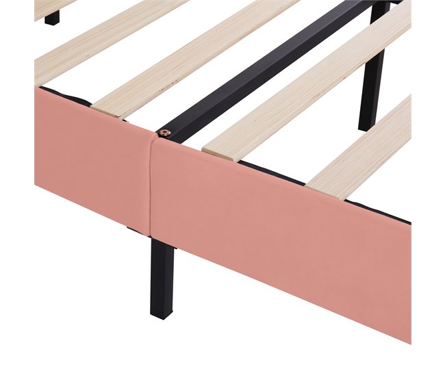 Camas de matrimonio 140x206 Rosa