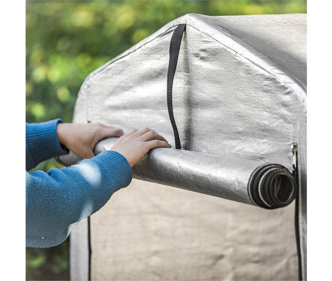 Refugio para Bicicletas Carpas para Bicicletas KLS11-L SoBuy 120x176 Plateado