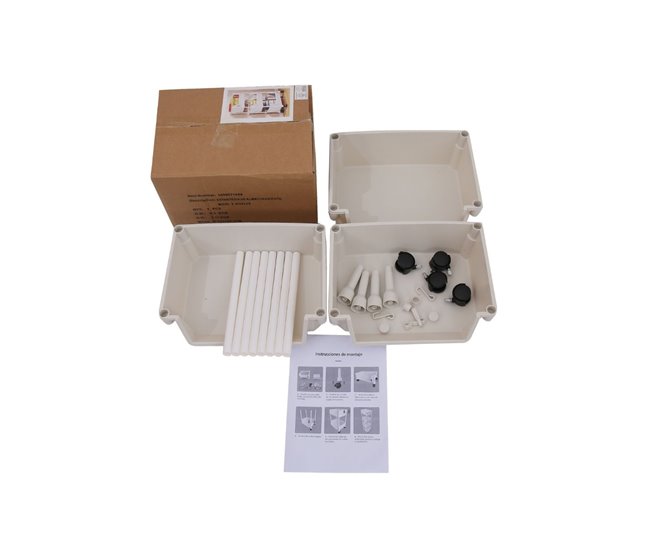 Carrito auxiliar Reddie con  niveles y ruedas  xx Blanco