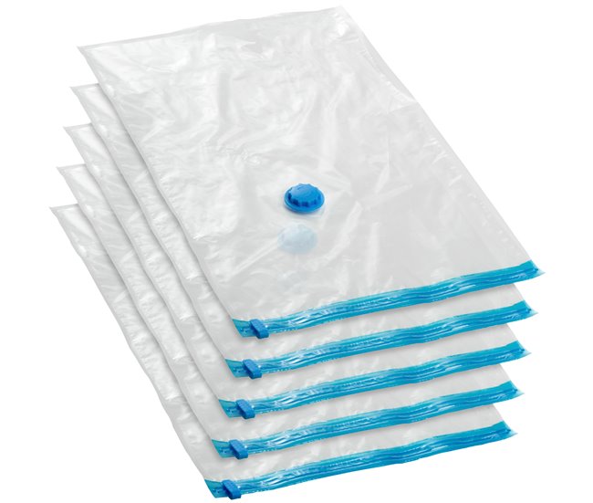 5 bolsas de vacío Transparente