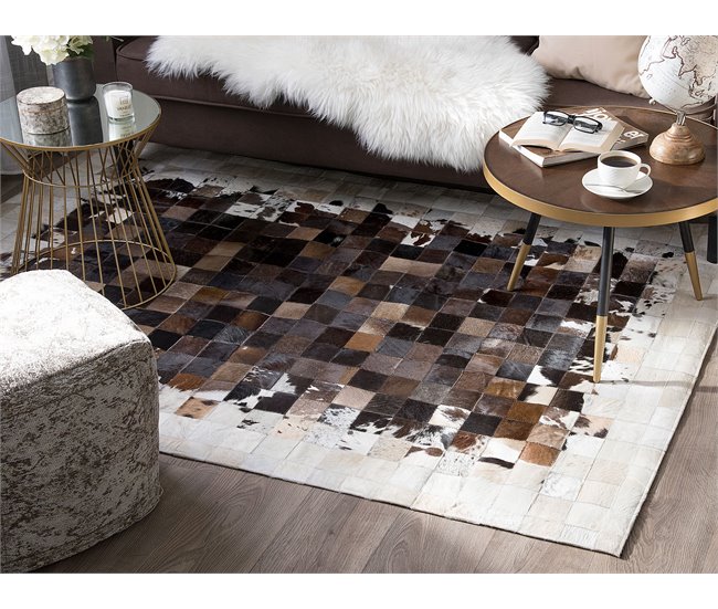 Beliani Alfombra de pelo corto OKCULU 160x230 Beige