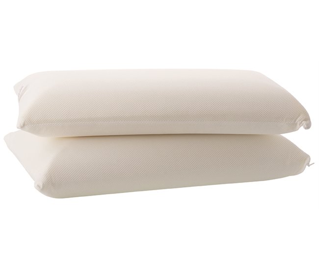Pack 2 almohadas 70cm PIKOLÍN VISCOTRANSPIRABLE Blanco