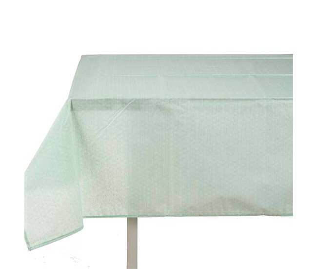 Mantel loneta antimanchas estrella colección KINVARA Verde