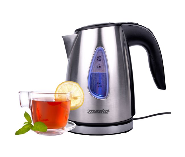 Hervidor de Agua Eléctrico Mesko MS1351 Inox