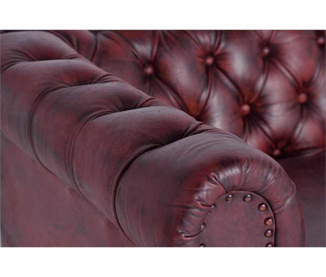 SILLON CHESTER 3 PLAZAS  .Giner y Colomer Marron