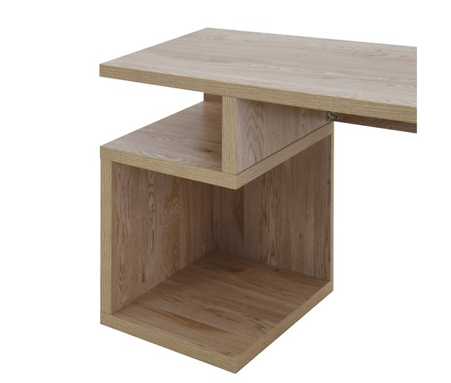 Escritorio WISLI roble 2 huecos Madera