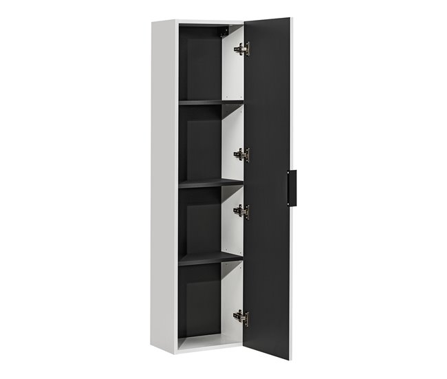 Conjunto mueble doble lavabo 2 nichos y columna Adriel 140 Beige