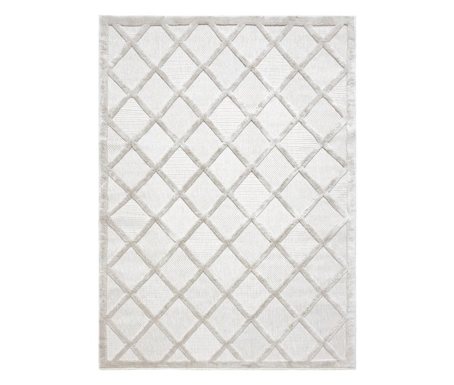 Alfombra SANTO sisal 58365 enjerado 120x170 Crema