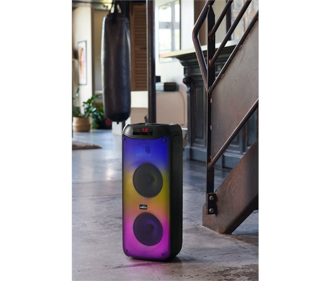 Altavoz inalambrico luminoso Bluetooth Bigben Negro