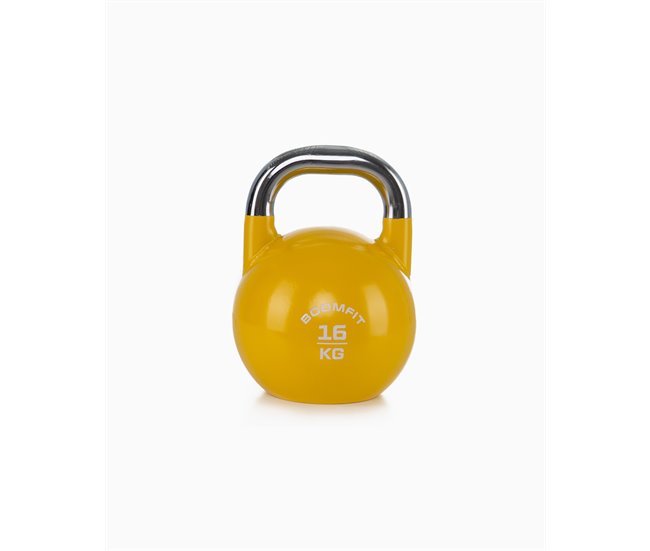 Kettlebell de Competición 16Kg - BOOMFIT Amarillo