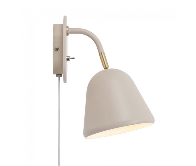 Aplique de pared Fleur Metal  Retro - Vintage Beige