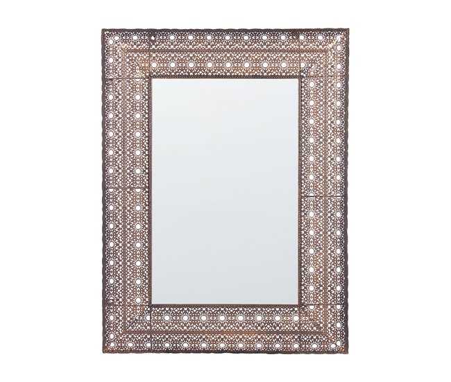 Beliani Espejo DEHRADUN 69x5 Cobre