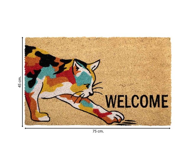 Felpudo de pvc impreso Blanco