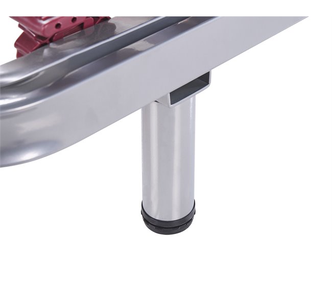 Beliani Somier articulado eléctrico Acero MOON Plateado