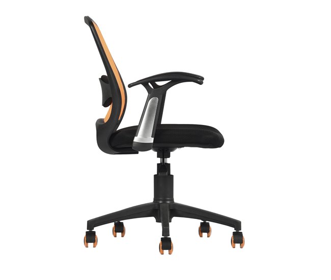 Silla de oficina MINI color negro y naranja Naranja