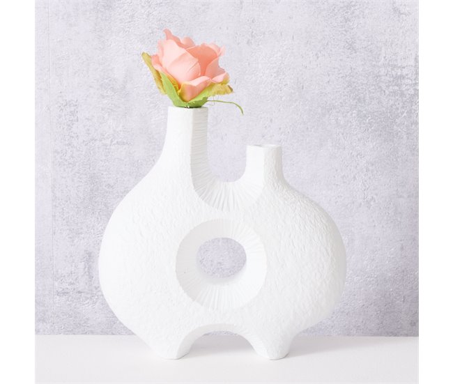 Jarrón decorativo PRADO marca BOLTZE Blanco