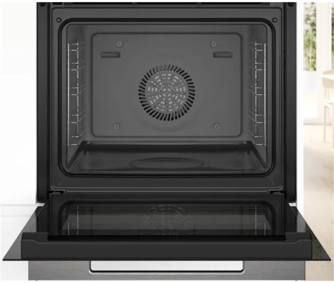 Horno multifunción AirFry con vapor e hidroclean BOSCH HSG7584B1 Negro