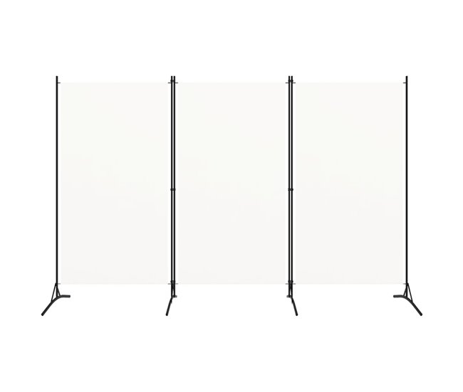 Biombo - Separador Divisor de 3 paneles Blanco