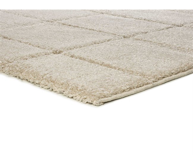Alfombra de estilo escandinavo MOLIER - ATTICGO 160x230 Blanco