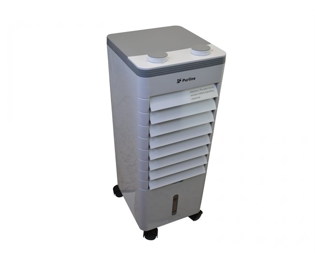 Climatizador Evaporativo compacto con lamas abatibles Blanco
