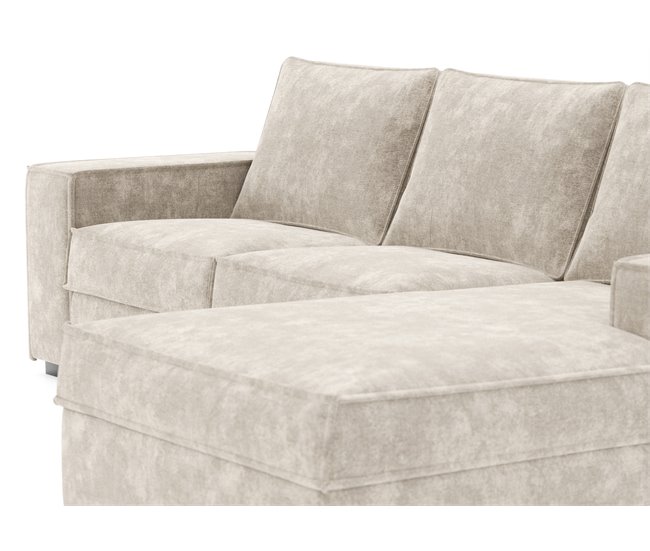 Chaise longue convertible en cama AZZURO Beige