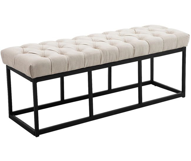 Banco - Amun - Tela 120x38 Crema