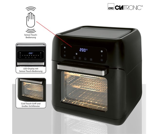 Freidora de aire Clatronic FR 3747 Negro