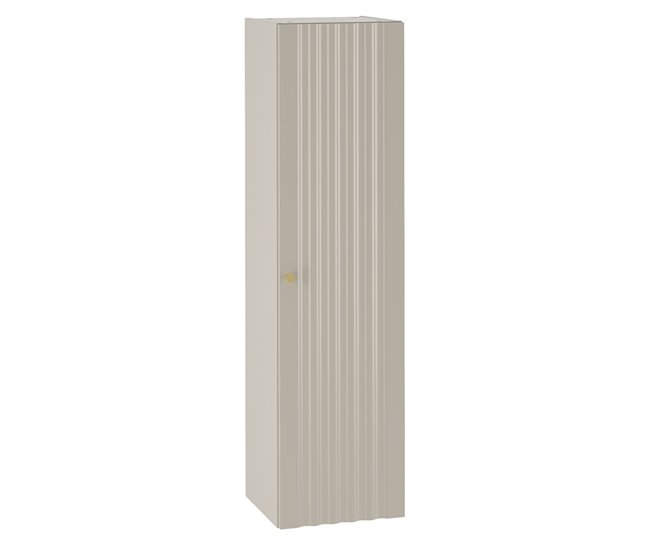 Conjunto de muebles con lavabo individual encastrado y columna Izae 60 Beige