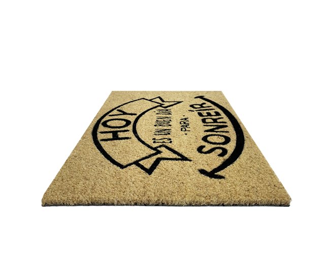 Acomoda Textil – Felpudo de Coco Natural Ecológico Animado. Marron Claro