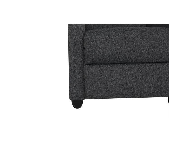 Sillón relax manual EROS gris oscuro Gris Oscuro
