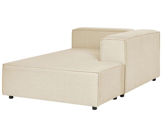 Beliani Chaise longue Lino APRICA Beige