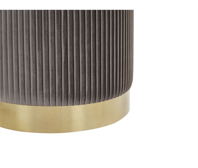 Conjunto de Puf MIRAMAR Beliani Gris