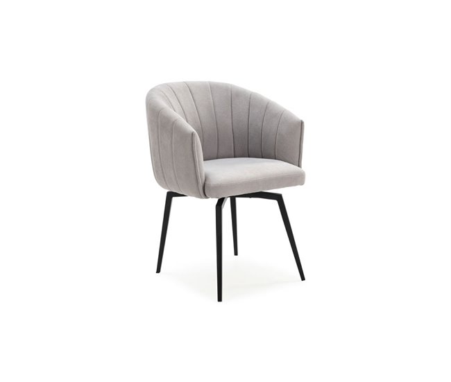Sillón rotativo MULAN color gris Gris