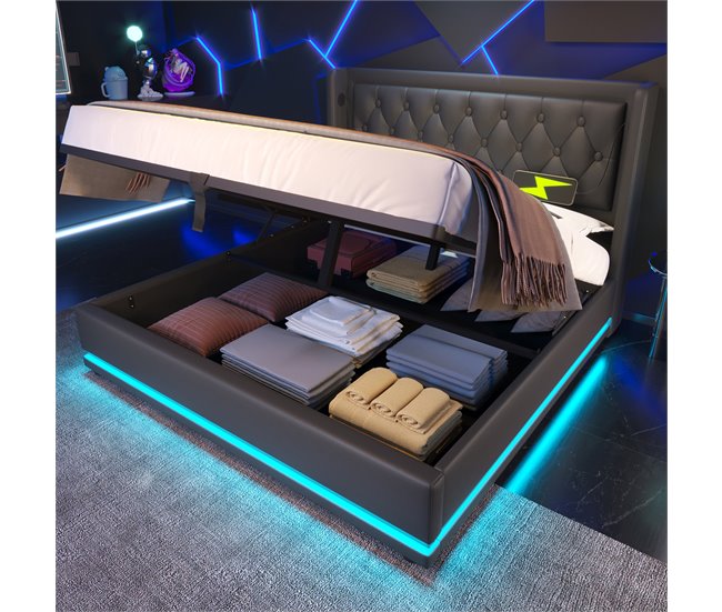 Canapés abatibles Negro