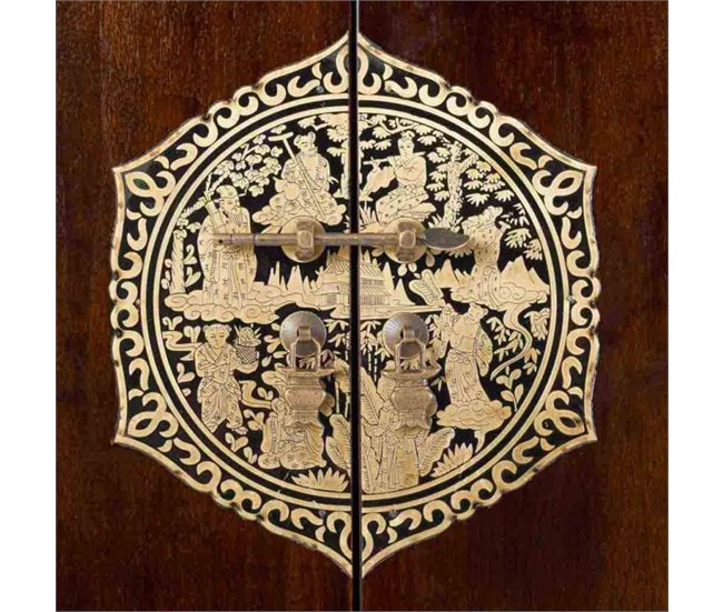 Armario de madera Marron