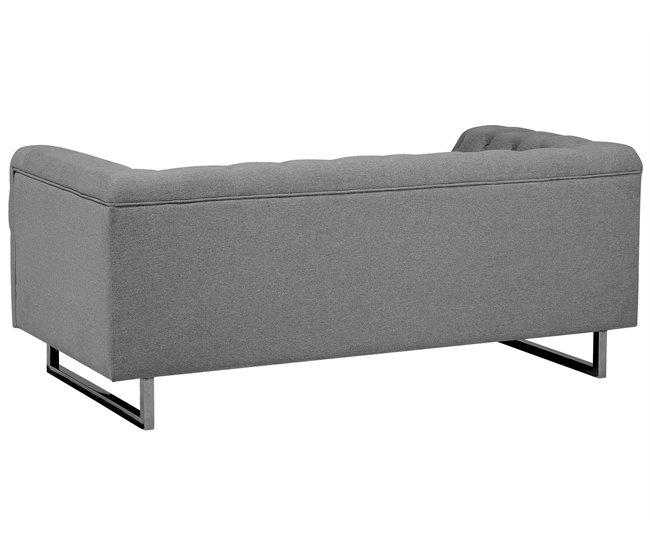 Beliani Sofá de 2 plazas Poliéster VISSLAND Beige