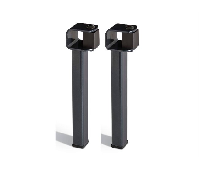 Juego de 2 patas para somier FLEX ANATOMIC Gris