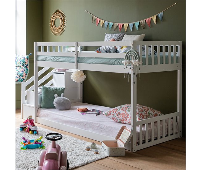 Litera infantil Blanco