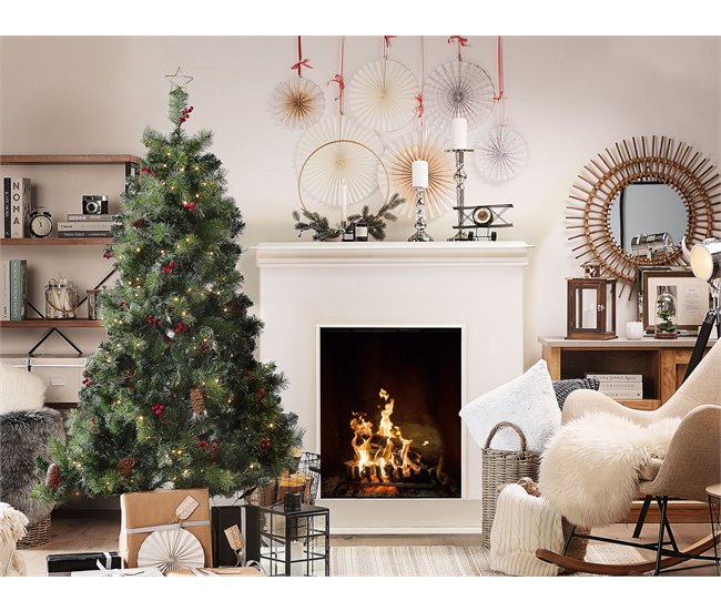 Beliani Árbol de Navidad JACINTO Verde