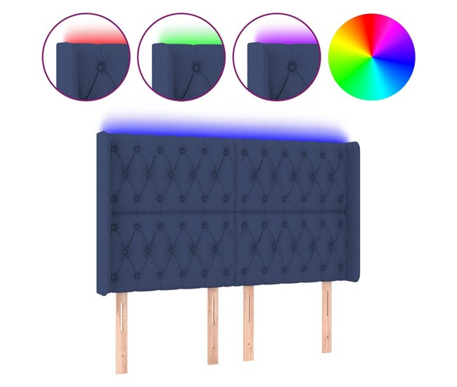Cabecero Con Led 147 Azul