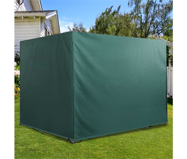 Funda Protectora para Columpio PE Outsunny Verde