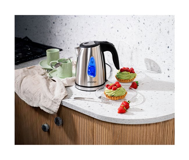 Hervidor de Agua Eléctrico Mesko MS1351 Inox